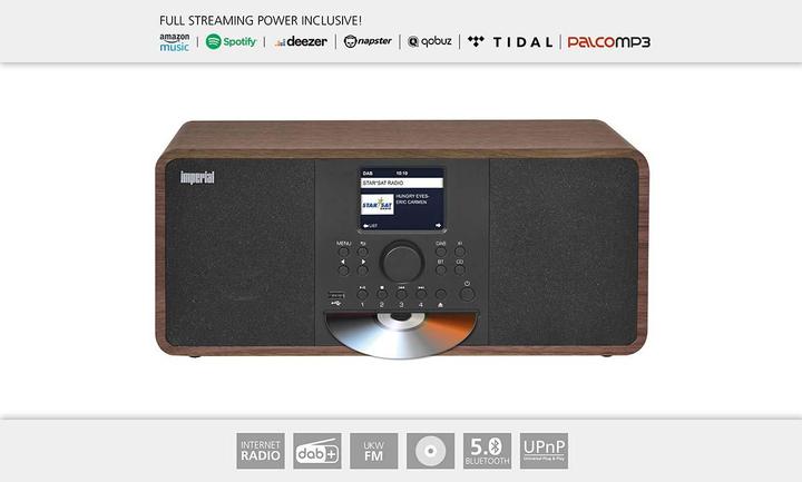 Productafbeelding Imperial Dabman i205 CD (Internet radio, DAB+, VHF, FM, Bluetooth, WiFi)