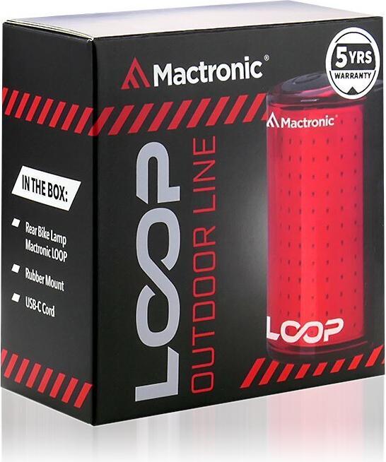 Actual product image Mactronic LOOP Fahrrad Rückleuchte (25 lm)