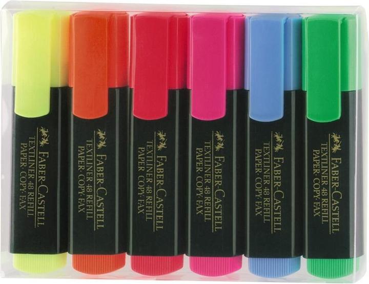 Produktbild Faber-Castell Textliner 48 (Mehrfarbig, 5 mm, 6 x)