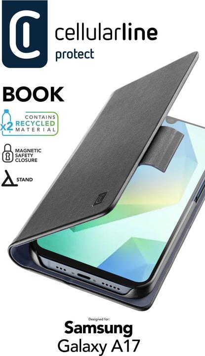 Actual product image Cellularline Book - Galaxy A17 Book-style case (Samsung Galaxy A17)
