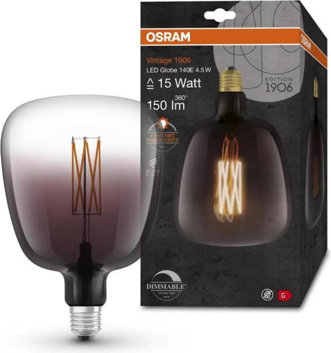 Immagine prodotto Osram Vintage 1906 Led Big Special Shapes (E27, 4.50 W, 150 lm, 1 x, G)