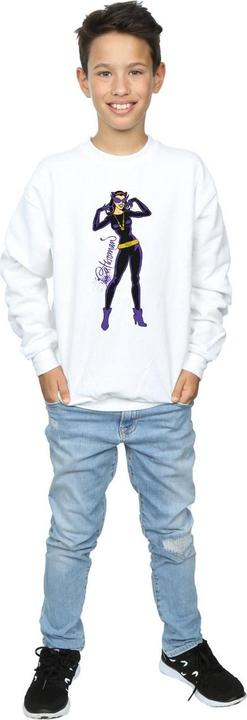 Image du produit - Sweat CATWOMAN HAPPY POSE - Garçon (152, 158)