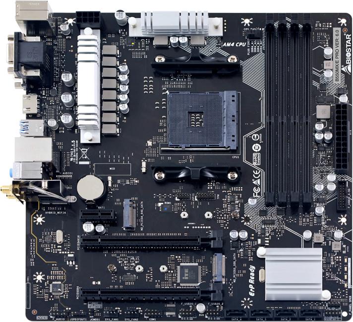 Immagine prodotto Biostar MB B550MX/E Pro B550,AM4,mATX,AMD (AM4, AMD B550, mATX)