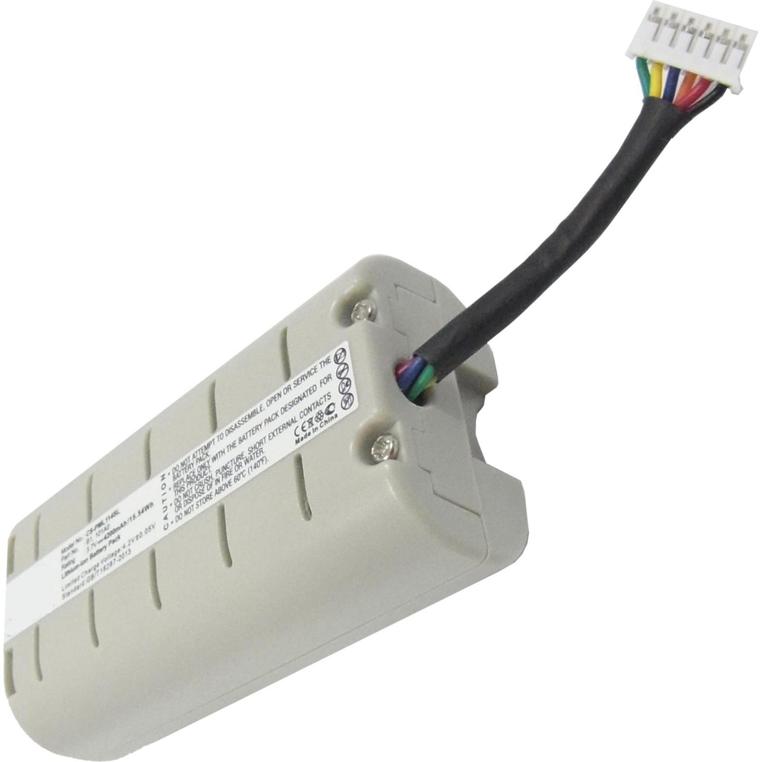 AGI 38072 - Akku - Radio - Pure - Grau - Lithium-Ion (Li-Ion) - 4200 mAh (1 Stk., Gerätespezifisch, 4200 mAh), Batterien...