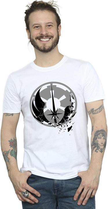 Produktbild Star Wars ObiWan Kenobi Fractured Logos TShirt (XXL)