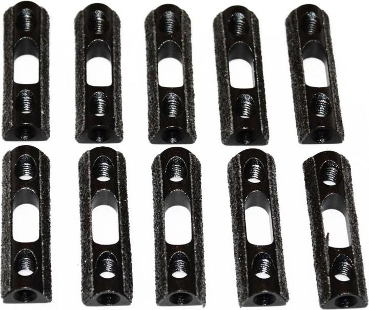 PRO Inserts De Filetage Missile Evo Alu, Noir, 10pcs.