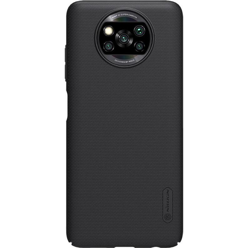Nillkin Super Frosted Shield Series (Xiaomi Poco X3), Smartphone Hülle, Schwarz
