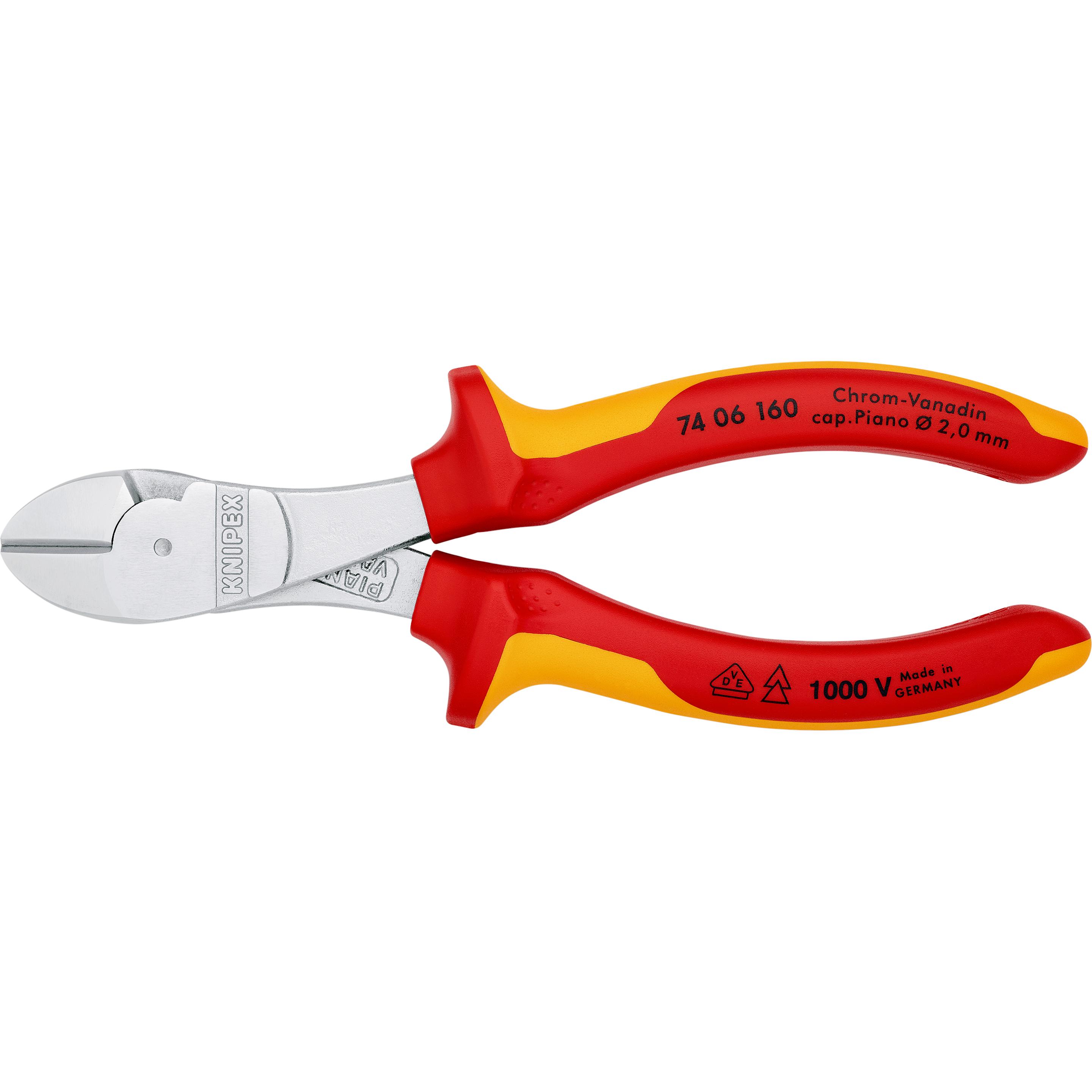 Thumbnail - Knipex, Bolzenschneider + Seitenschneider, Kraft-Seitenschneider 74 06 160 (160 mm)