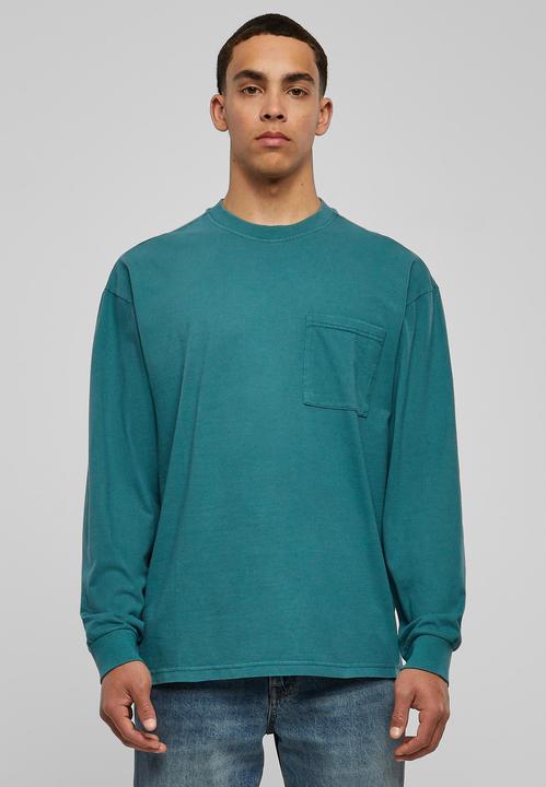 Immagine prodotto Urban Classics Uomo Pigment Dyed Pocket a manica lunga (S)