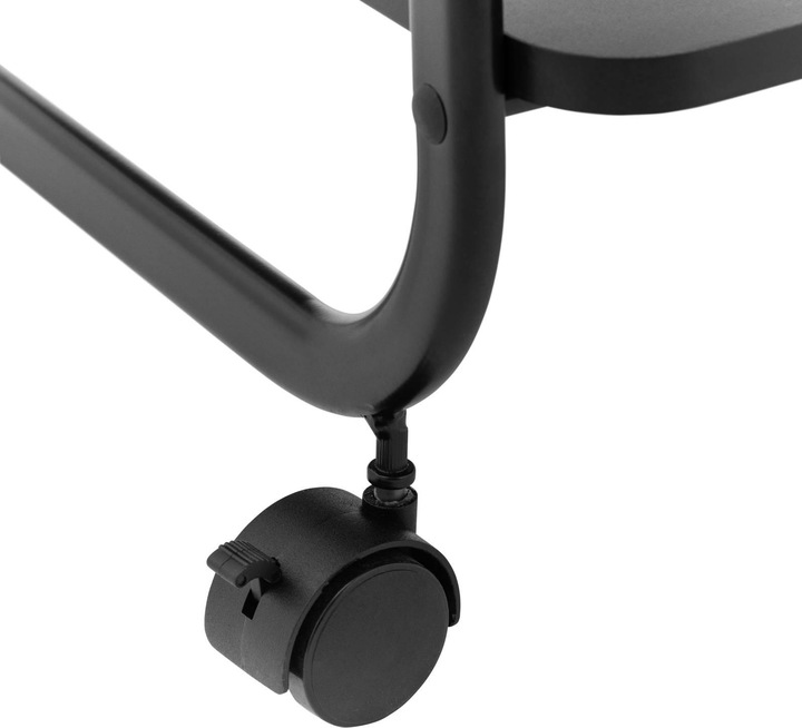 Produktbild Physa Kosmetikwagen Arbeitswagen Beistellwagen Salon-Trolley 3 Ablagen Black