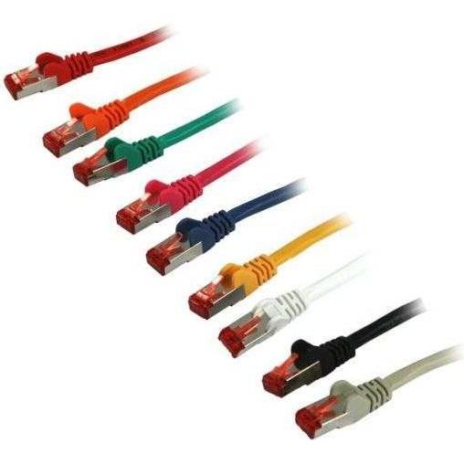 Synergy 21 Patchkabel RJ45, CAT6 250Mhz, 0.15m rot, S-STP(S/FTP) (S/FTP, CAT6, 0.15 m), Netzwerkkabel