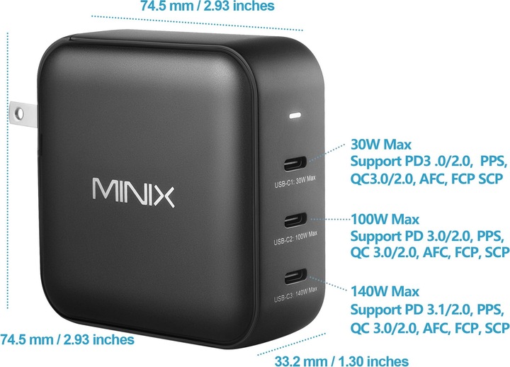 Actual product image Minix NEO P140 (140 W)