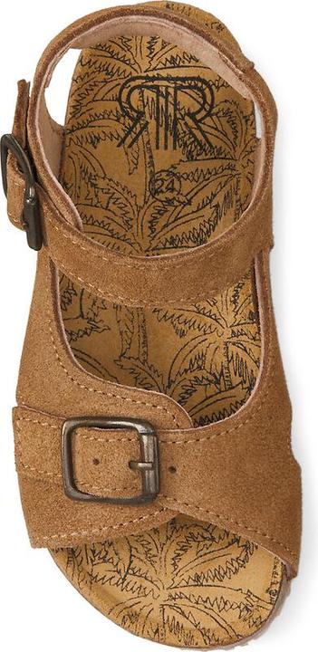 Actual product image La Redoute Collections Leather sandals with buckle (24)