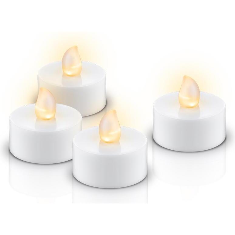 Goobay, LED Kerzen, LED-Teelichter (4 x)