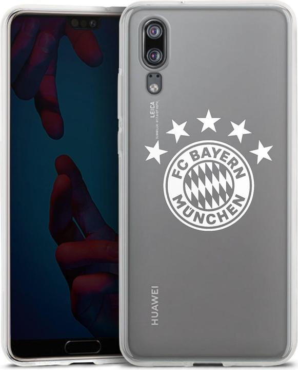 Produktbild DeinDesign Silikon Hülle für Huawei P20 Handyhülle Case Smartphone Schutzhülle FC Bayern München FCB (Huawei P20)