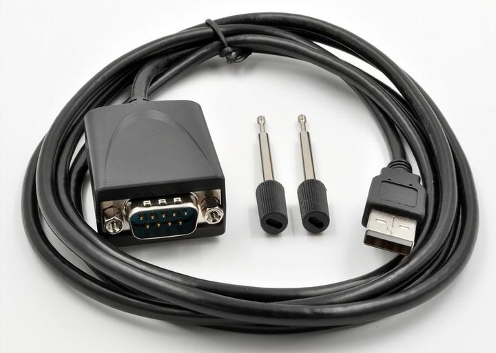 Image du produit Exsys GmbH Port USB 2.0 vers 1S série RS-232, +5V, LED (FTDI) (1.80 m)