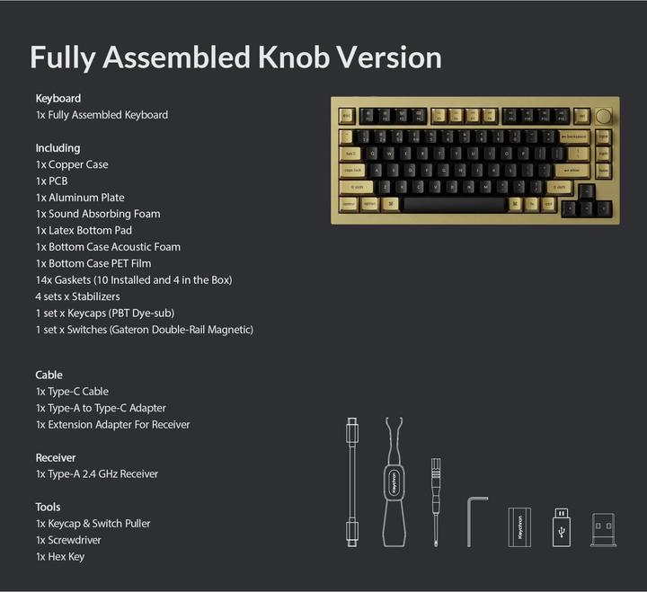 Produktbild Keychron Q1 HE Copper Edition (US, Kabelgebunden, Kabellos)