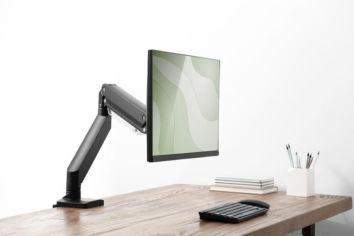 Produktbild Digitus Universal Single Monitorhalter mit Gasdruckfeder und Klemmbefestigung (Tisch, 35", 15 kg)