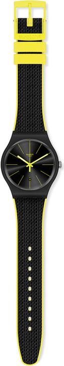 Actual product image Swatch Black Cord (Analogue wristwatch, 41 mm)