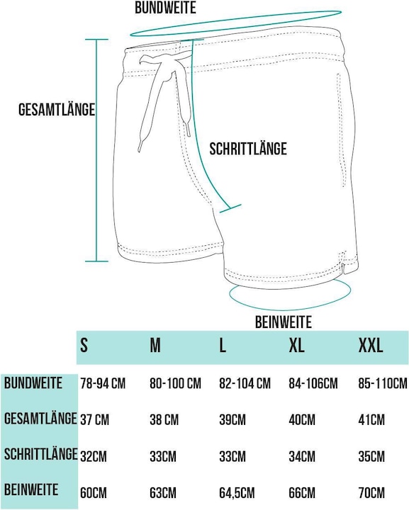Produktbild Normani Badeshorts Coastline (L)