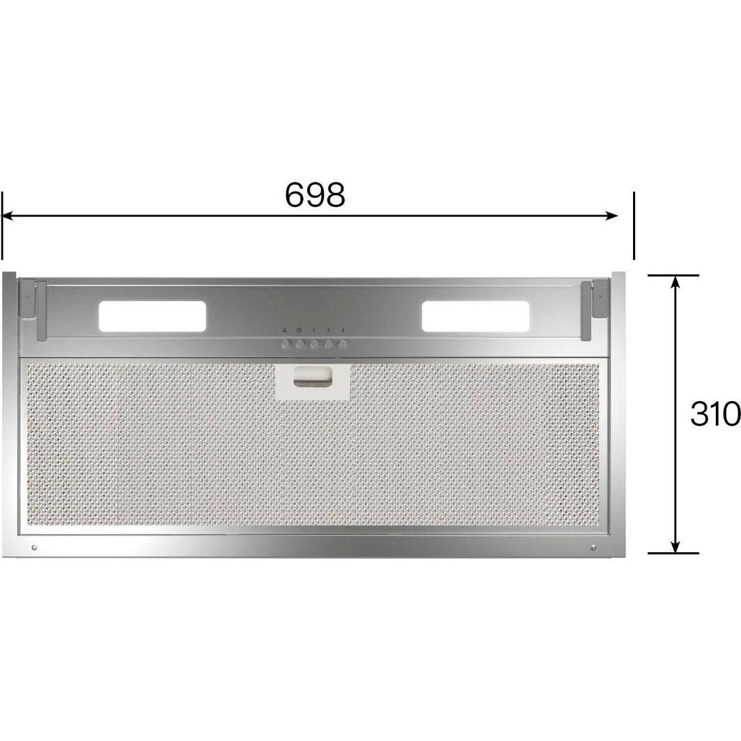 Cata Silber Armonia 70 X, Dunstabzugshaube,