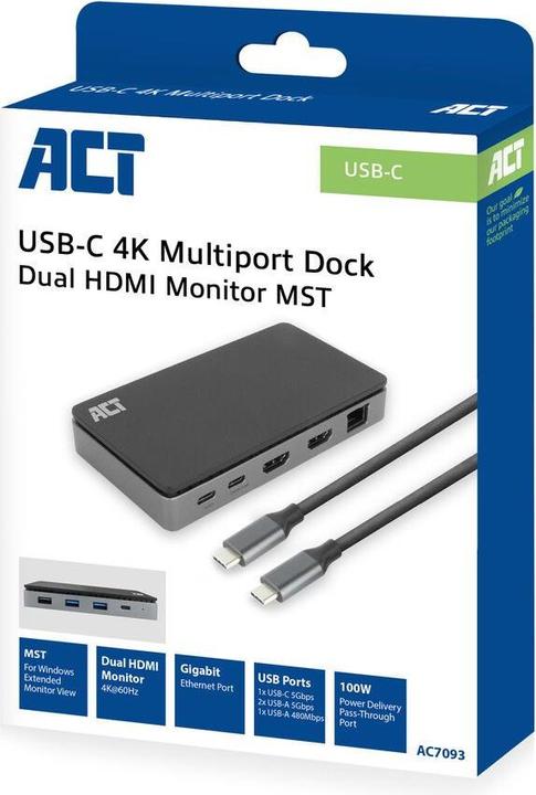 Produktbild ACT AC7093 (USB-C, 1 Ports)