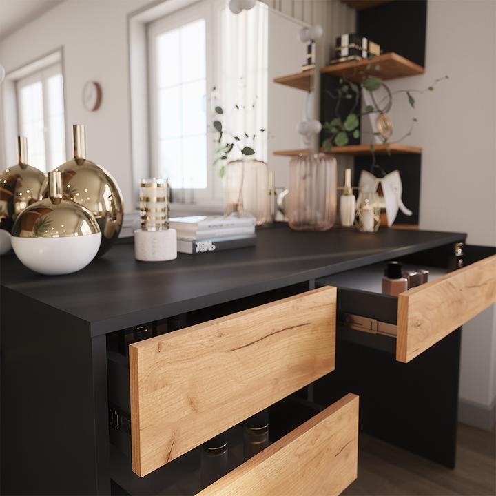 Actual product image Vicco Sherry with mirror & LED lighting (120 x 75 x 55 cm)