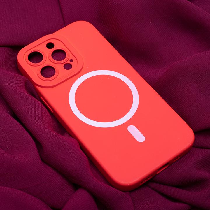 Actual product image OEM Silicon Magsafe case for iPhone 12 Pro 6,1" red (Apple iPhone 12 Pro)