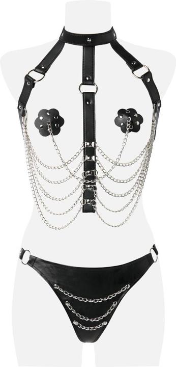 Produktbild Grey Velvet 3-teiliges Kettenharness-Set (XS, S)