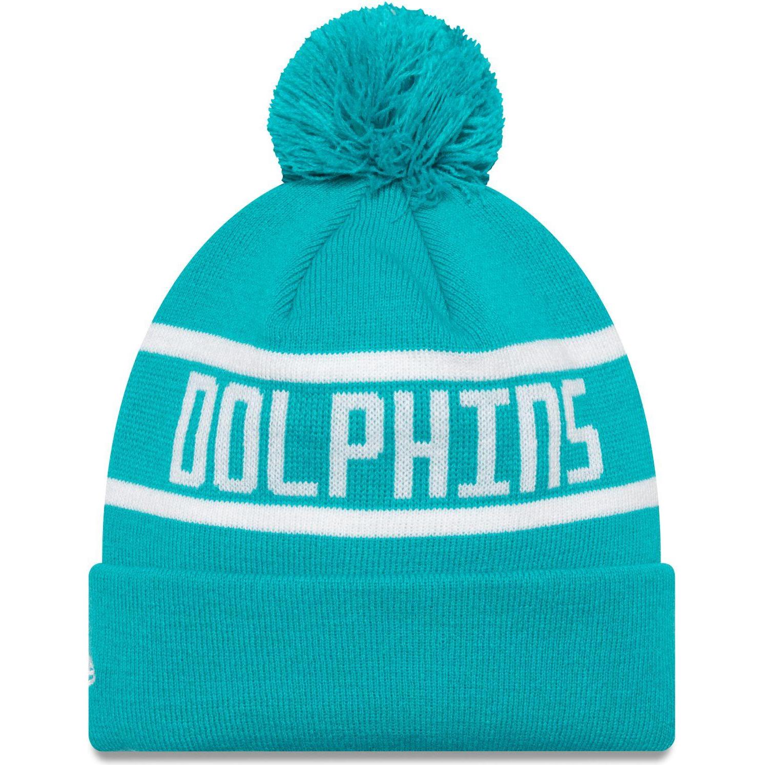 Thumbnail - New Era, Herren, Mütze, NFL Winter Mütze - JAKE Miami Dolphins, Türkis