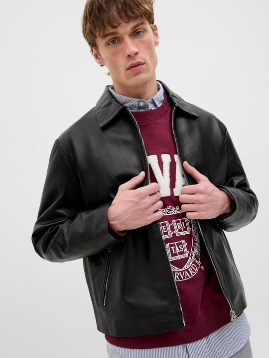 Actual product image Jack & Jones Lederjacke Lederjacke (M)