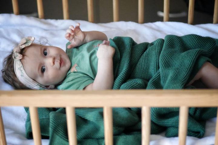 Immagine prodotto My memi Bamboo Baby Blanket - Vintage mint classic (80 x 100 cm)