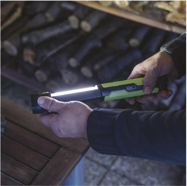 Immagine prodotto Emos Torcia LED COB P4541, 450 lm, 2000 mAh, ricaricabile (19.70 cm, 450 lm)