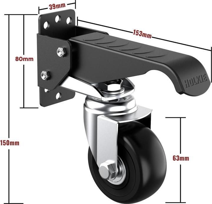 Actual product image Holkie Schwerlastrollen-Set (315 kg)