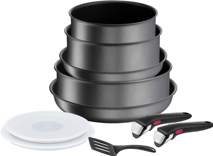 Produktbild Tefal Ingenio Daily Chef auf dem Pan Set 10-Stück (L7619302) (Pfannenset + Topfset, Aluminium)