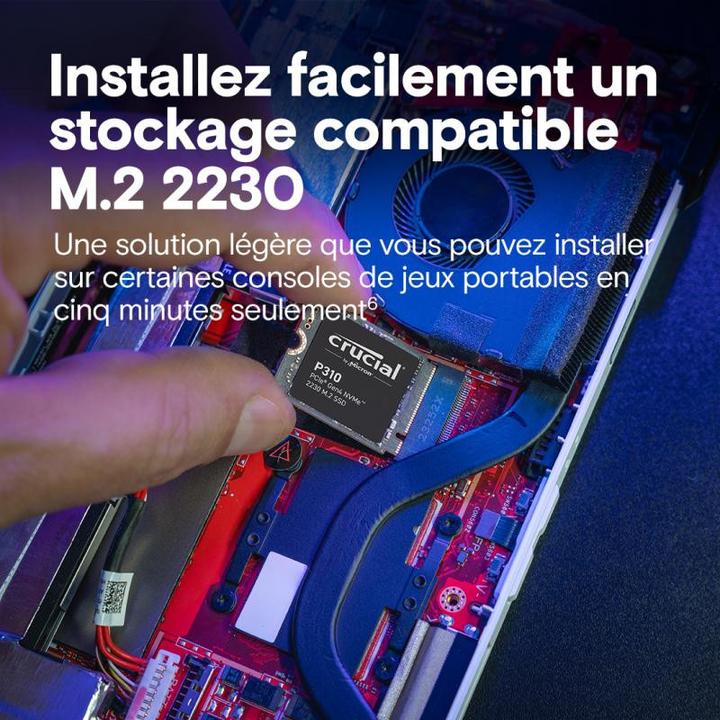 Actual product image Crucial P310 (2000 GB, M.2 2230)