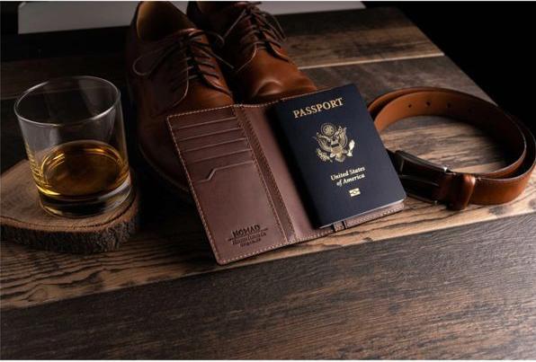 Actual product image Nomad Passport Wallet