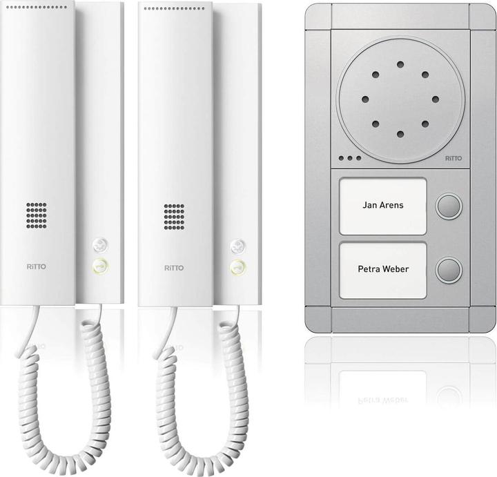 Produktbild Schneider Electric PortierAudioSetWEsilber/weiss