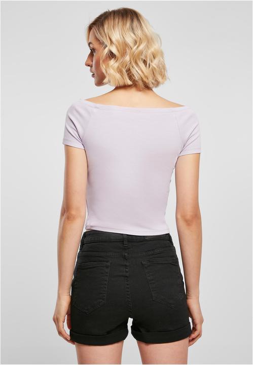 Actual product image Urban Classics Ladies Off Shoulder Rib Tee - 2416 (3XL)