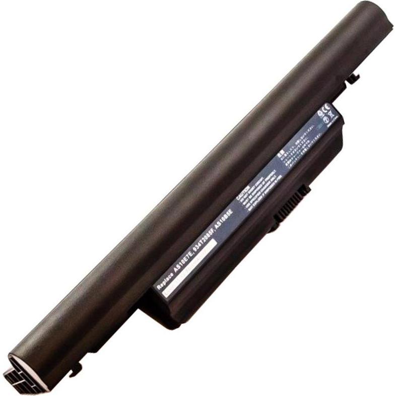 Acer Akku AS01B41, AS10B31, AS10B3E, AS10B51 (8 Zellen, 7800 mAh), Notebook Akku, Schwarz