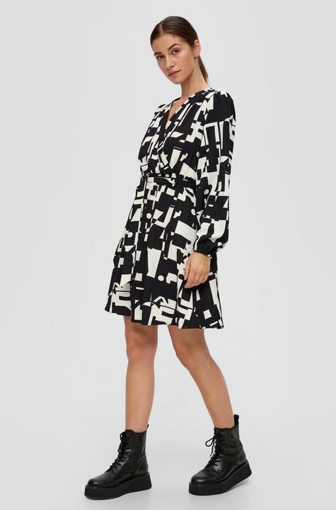 Image du produit s.Oliver Kleid Kleid mit Bindeband (36)