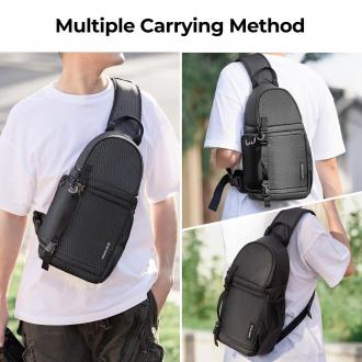 Actual product image K&F Concept Beta Messenger 10 l photo backpack - black (Camera backpack, 10 l)
