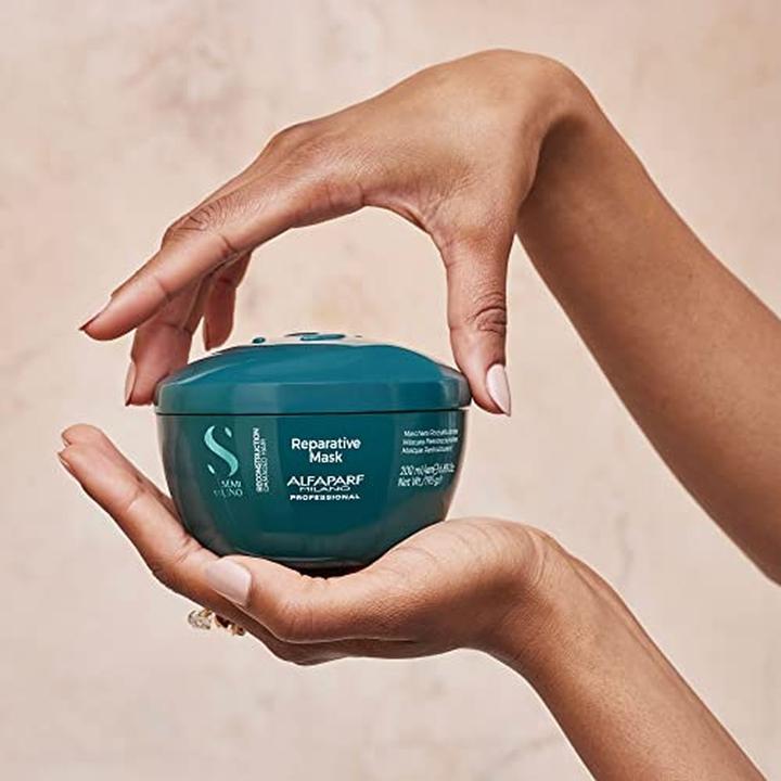 Actual product image Alfaparf Semi di Lino Reconstruct Reparative Mask (200 ml)