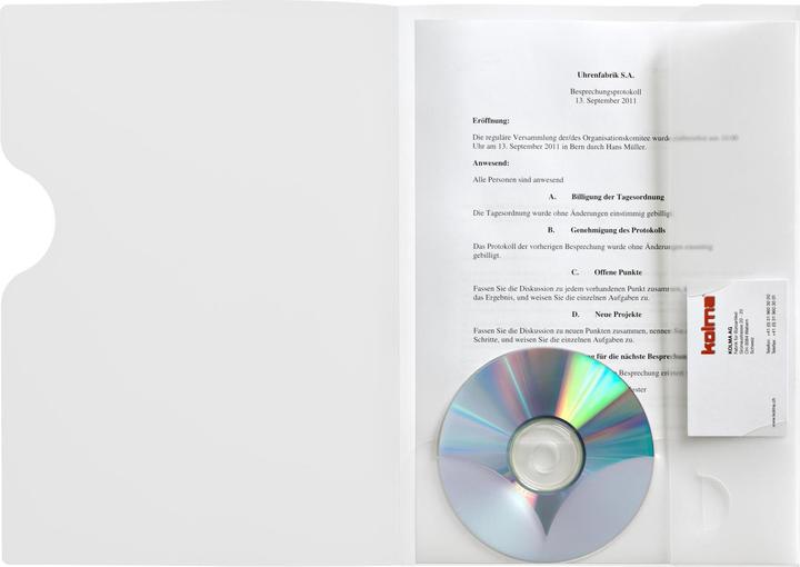 Produktbild Kolma Präsentationsmappe Easy A4 farblos (A4, 1x)