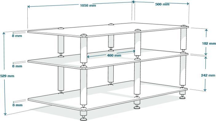 Produktbild NorStone BERGEN2-AV (Ständer, Nicht beweglich)
