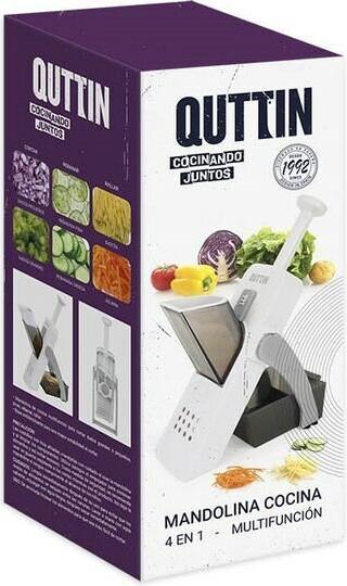 Quttin Manual Vegetable Chopper 4-in-1 14,5 x 14,5 x 33 cm (6 Units)