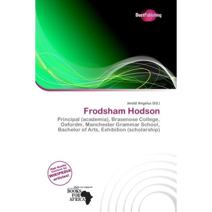 Frodsham Hodson, Fachbücher von Jerold Angelus