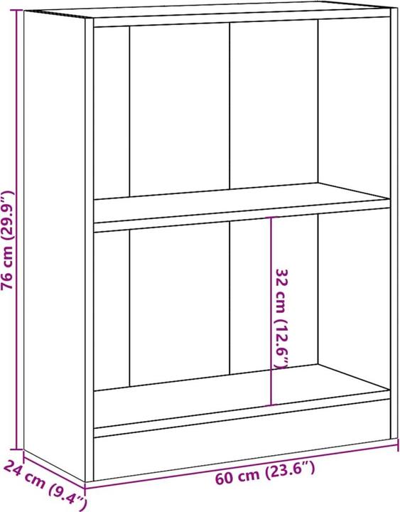 Produktbild vidaXL Claiborn (80 x 24 x 143 cm)
