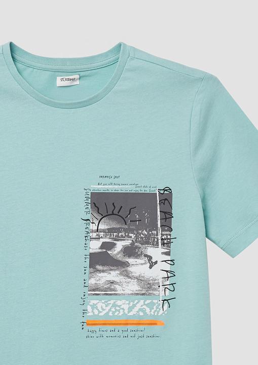 Produktbild S.Oliver T-Shirt Jersey-T-Shirt mit Frontprint (146, 152)