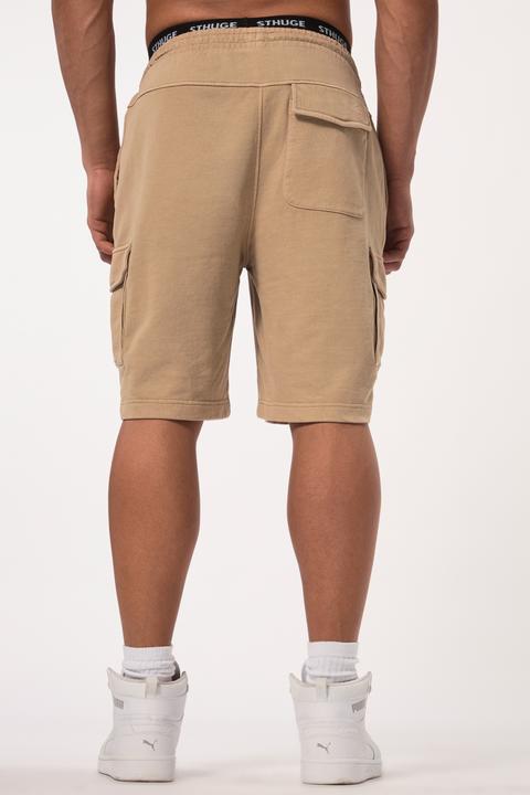 Immagine prodotto Sthuge Bermuda cargo in felpa dal taglio morbido con cintura elastica, fino alla tg. 8XL (6XL)